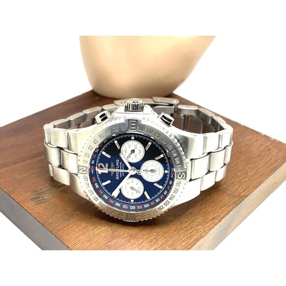 Breitling Men's Watch A39363 Hercules Swiss Automatic Chronograph Black Dial - Picture 8 of 14